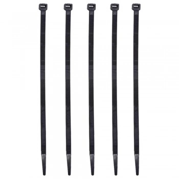 ABRACADEIRA NYLON 2,5X100MM PRETO COM 100 PEÇAS - SPARTA