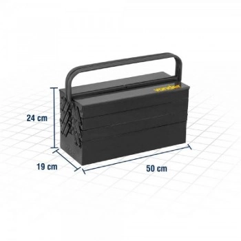CAIXA DE FERRAMENTAS 7 GAVETAS PRETA 50CM VONDER