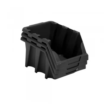 GAVETEIRO ORGANIZADOR CAIXA BIN Nº 7 PRETO