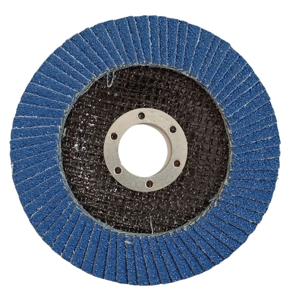 DISCO DE DESBASTE TIPO FLAP GRAO 40 115MM X 22MM -  FIBRA TNT