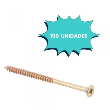 PARAFUSO MAD C/CHATA 4,0X45 CHIPBOARD PH (CX 100 UNIDADES)