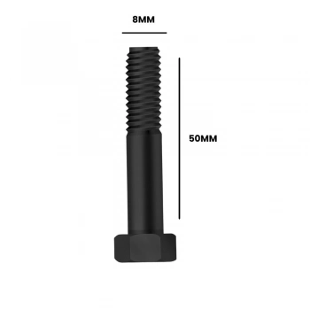PARAFUSO SEXTAVADO 8 X 50MM MA ACO 8.8 R.P. (CX 100 UNIDADES)