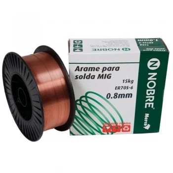 ARAME MIG 0,8MM CARRETEL (ER70S-6) - MERCO (CX 15KG)