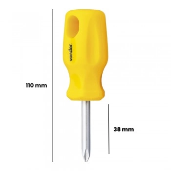 CHAVE PHILLIPS COTOCO 1/4 X 1.1/2″ VONDER