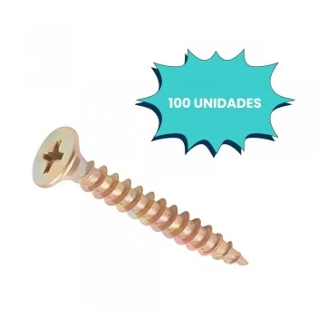 PARAFUSO MAD C/CHATA 3,0X30 CHIPBOARD PH (CX 100 UNIDADES)