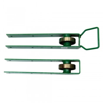 CORREDICA PARA PORTEIRA CURRAL COM ROLAMENTO VERDE (PAR) - CINFER
