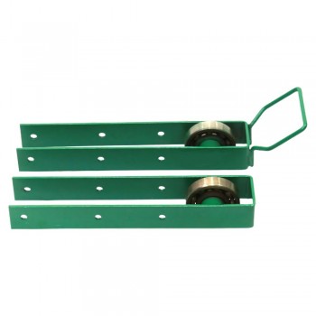 CORREDICA PARA PORTEIRA CURRAL COM ROLAMENTO VERDE (PAR) - CINFER