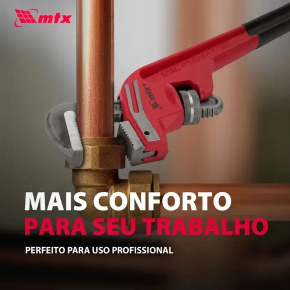 CHAVE CANO (GRIFO) 18″ TIPO AMERICANO USO INDUSTRIAL E MORDENTES EM ACO 450MM - MTX
