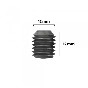 PARAFUSO ALLEN S/ CABECA 12 X 12MM MA ACO (CX 100 UNIDADES)